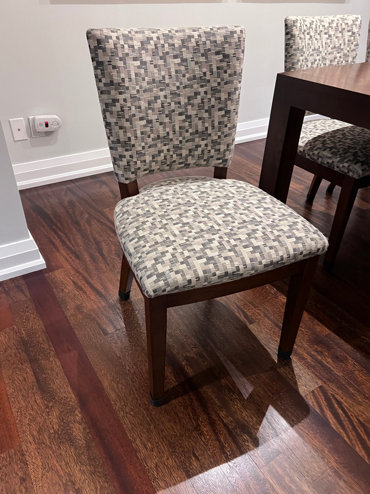 Parson Dining Table in Walnut + 8 Chairs from Cabinet Furniture (*retail $5,500+)
