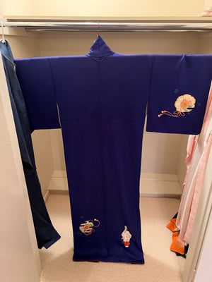 Women's Japanese Kimono- Semi-formal, silk, lined