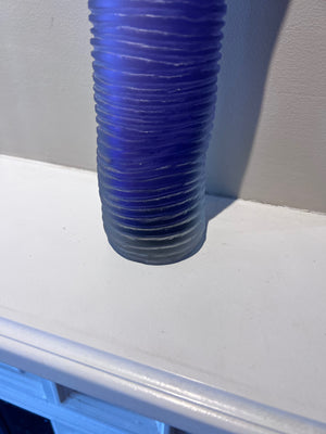 Brad Copping Purple Art Glass Incised Vessel- 21.5"