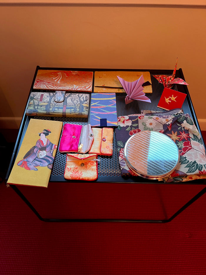 Assorted Japanese Wallets, Pouches and Chequebook Holders