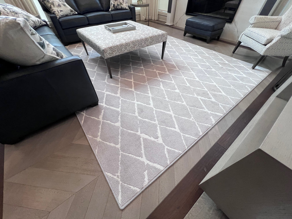 Ethan Allen Tracery Grey Rug 10x14 (*retail $7,536)