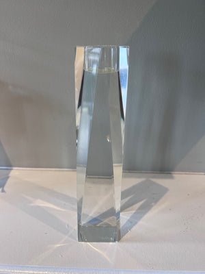 Crystal Candleholder by Oleg Cassini
