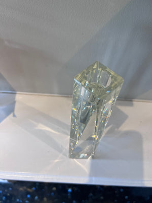 Crystal Candleholder by Oleg Cassini