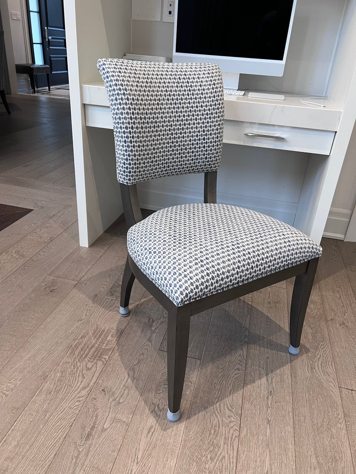 Ethan Allen Drew Dining Side Chair, Custom Fabric (*retail $1,216)