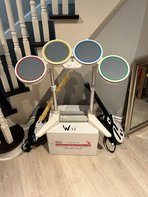 Nintendo Wii Rock Band Lot