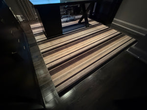 Striped Area Rug- 8x9 ft