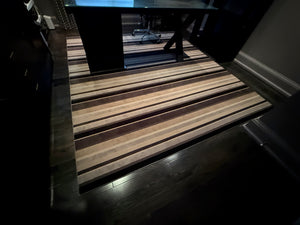 Striped Area Rug- 8x9 ft