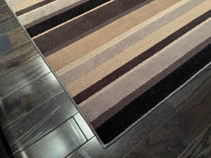 Striped Area Rug- 8x9 ft