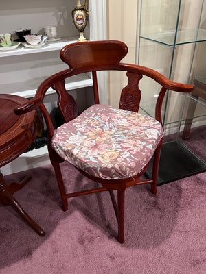 3 Piece Oriental Style Rosewood Conversation Set
