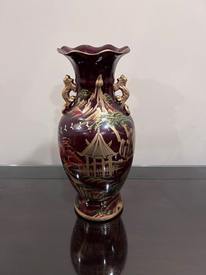 Red Painted Vase Made in China