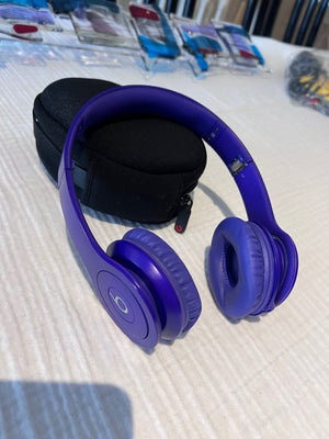 Beats by Dr. Dre Solo HD On-Ear Headphones, with in-line remote and microphone- Purple