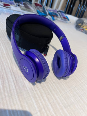 Beats by Dr. Dre Solo HD On-Ear Headphones, with in-line remote and microphone- Purple