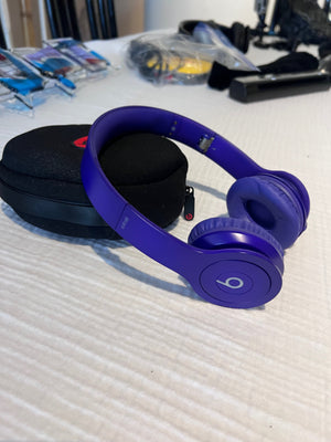 Beats by Dr. Dre Solo HD On-Ear Headphones, with in-line remote and microphone- Purple