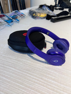 Beats by Dr. Dre Solo HD On-Ear Headphones, with in-line remote and microphone- Purple