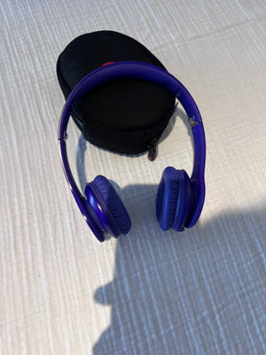 Beats by Dr. Dre Solo HD On-Ear Headphones, with in-line remote and microphone- Purple