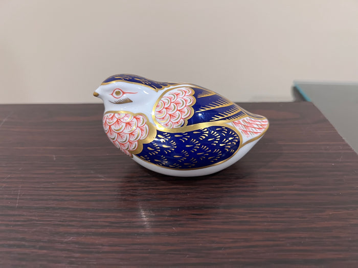 Royal Crown Derby QUAIL Paperweight