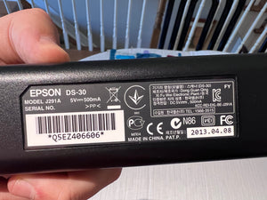 EPSON WORKFORCE DS-30 J291A PORTABLE COMPACT DOCUMENT SCANNER W/ USB