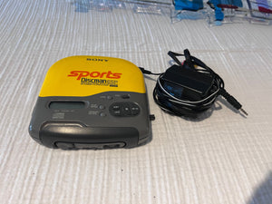 Vintage Sony Sports Discman ESP Portable CD Player