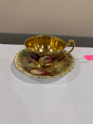 Aynsley Orchard Gold Cup & Saucer