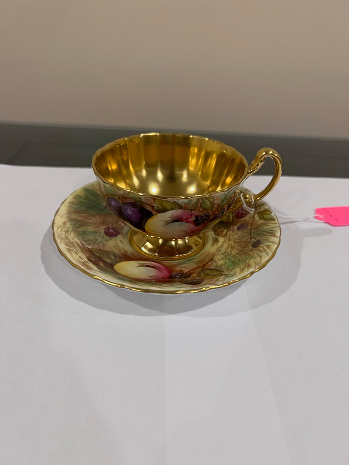 Aynsley Orchard Gold Cup & Saucer