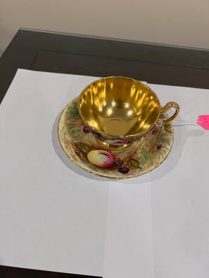 Aynsley Orchard Gold Cup & Saucer
