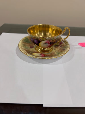 Aynsley Orchard Gold Cup & Saucer
