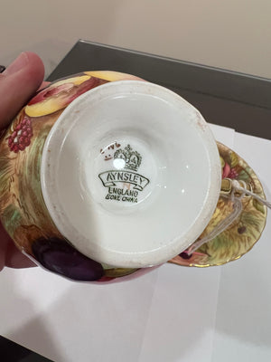 Aynsley Orchard Gold Cup & Saucer
