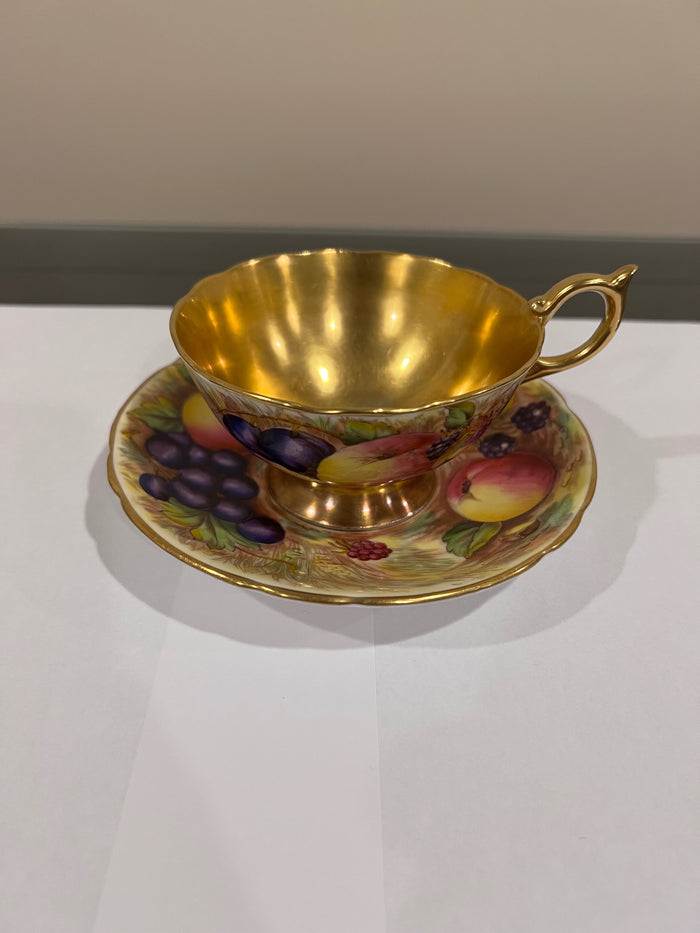 Aynsley Orchard Gold Cup & Saucer