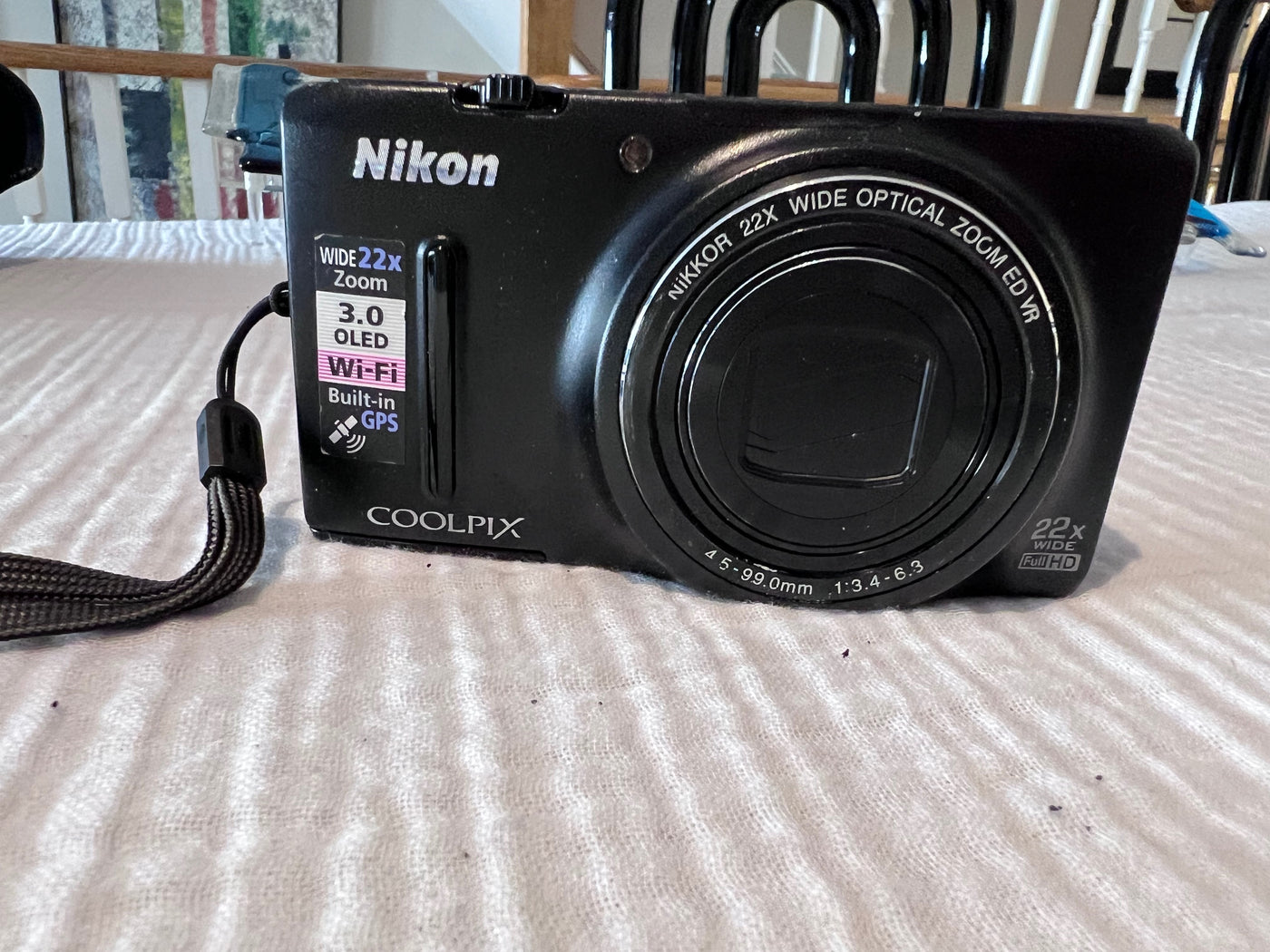 Nikon Digital Camera COOLPIX S9500 22x optical zoom WiFi enabled Matt