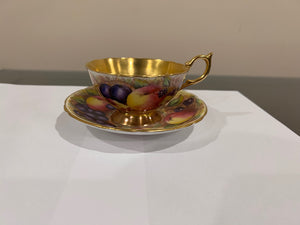 Aynsley Orchard Gold Cup & Saucer