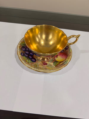 Aynsley Orchard Gold Cup & Saucer