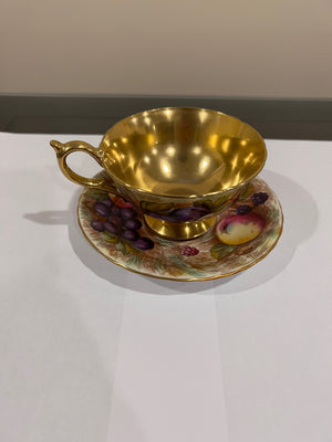 Aynsley Orchard Gold Cup & Saucer