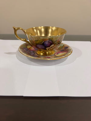 Aynsley Orchard Gold Cup & Saucer