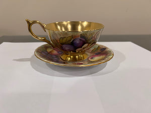Aynsley Orchard Gold Cup & Saucer
