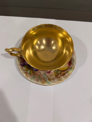 Aynsley Orchard Gold Cup & Saucer
