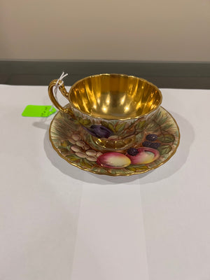 Aynsley Orchard Gold Cup & Saucer