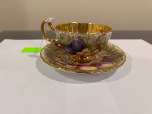 Aynsley Orchard Gold Cup & Saucer