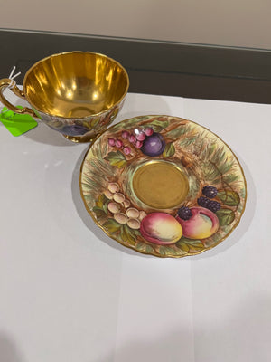 Aynsley Orchard Gold Cup & Saucer