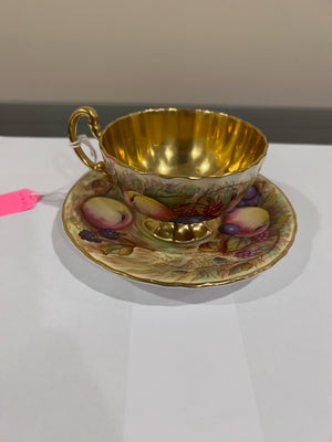 Aynsley Orchard Gold Cup & Saucer