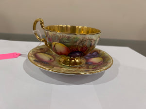 Aynsley Orchard Gold Cup & Saucer