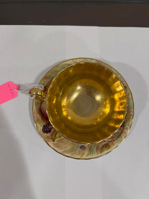 Aynsley Orchard Gold Cup & Saucer