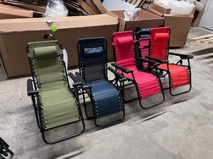 Junior Kid's Zero Gravity Folding Chair (*choose colour and quantity)