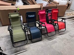 Junior Kid's Zero Gravity Folding Chair (*choose colour and quantity)