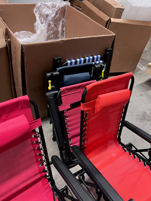 Junior Kid's Zero Gravity Folding Chair (*choose colour and quantity)