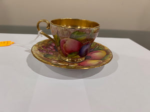 Aynsley Orchard Gold Demitasse Cup & Saucer