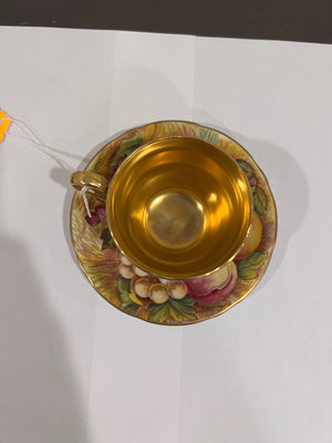 Aynsley Orchard Gold Demitasse Cup & Saucer