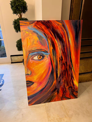 Verre Art Canvas Print