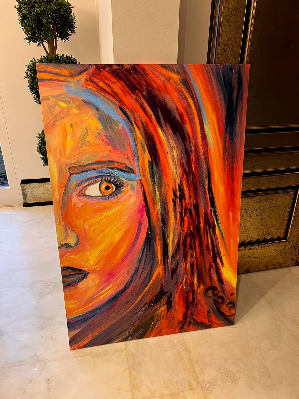 Verre Art Canvas Print