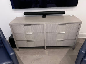 Ethan Allen Valermo Double Dresser in Gray Flannel (*retail $4,046)