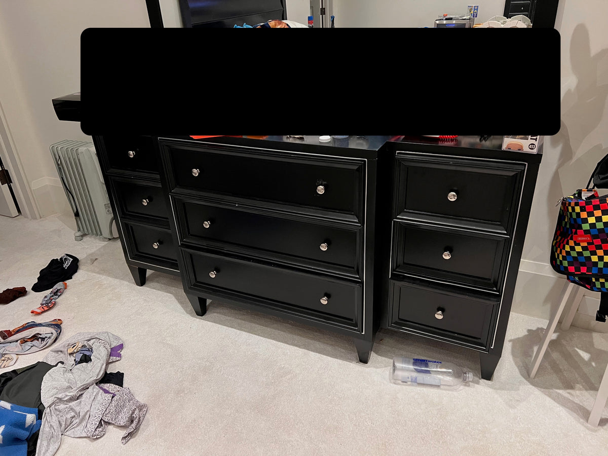 Martin Furniture Black Dresser